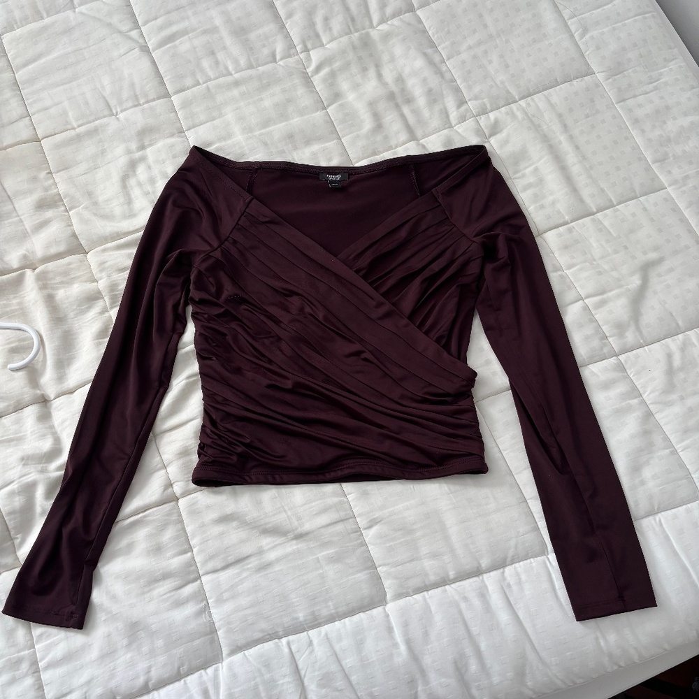 Express Body Contour Ruched Top